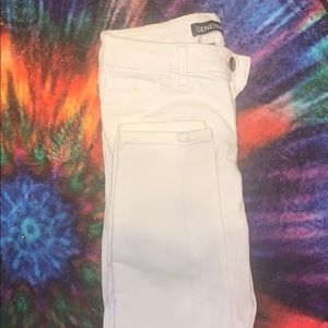 white jeans